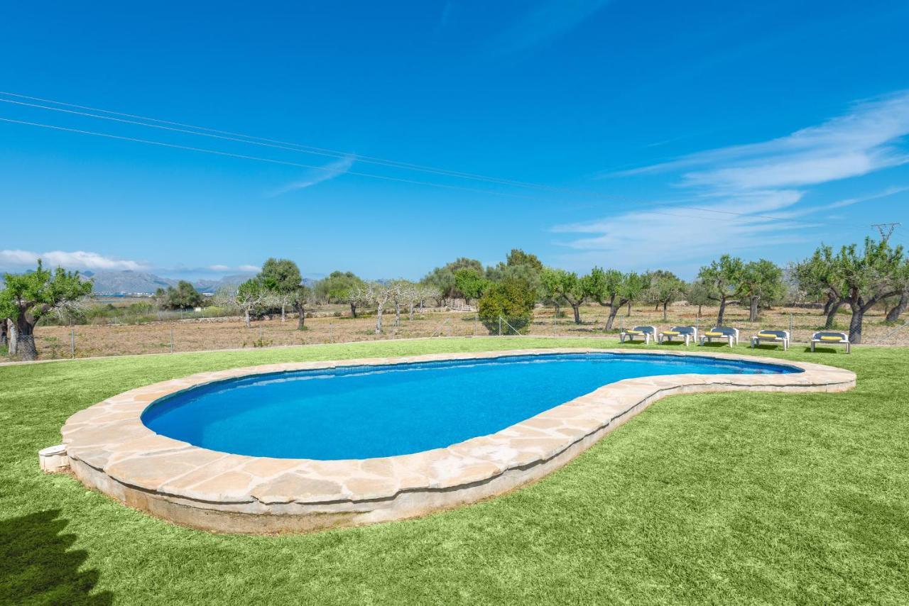 Villa Pou D,Ambroitx, Pool And Sea Views In Alcudia Exterior foto